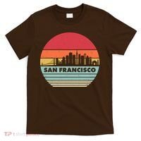 Retro Vintage San Francisco Skyline Emblem T-Shirt thumb 0