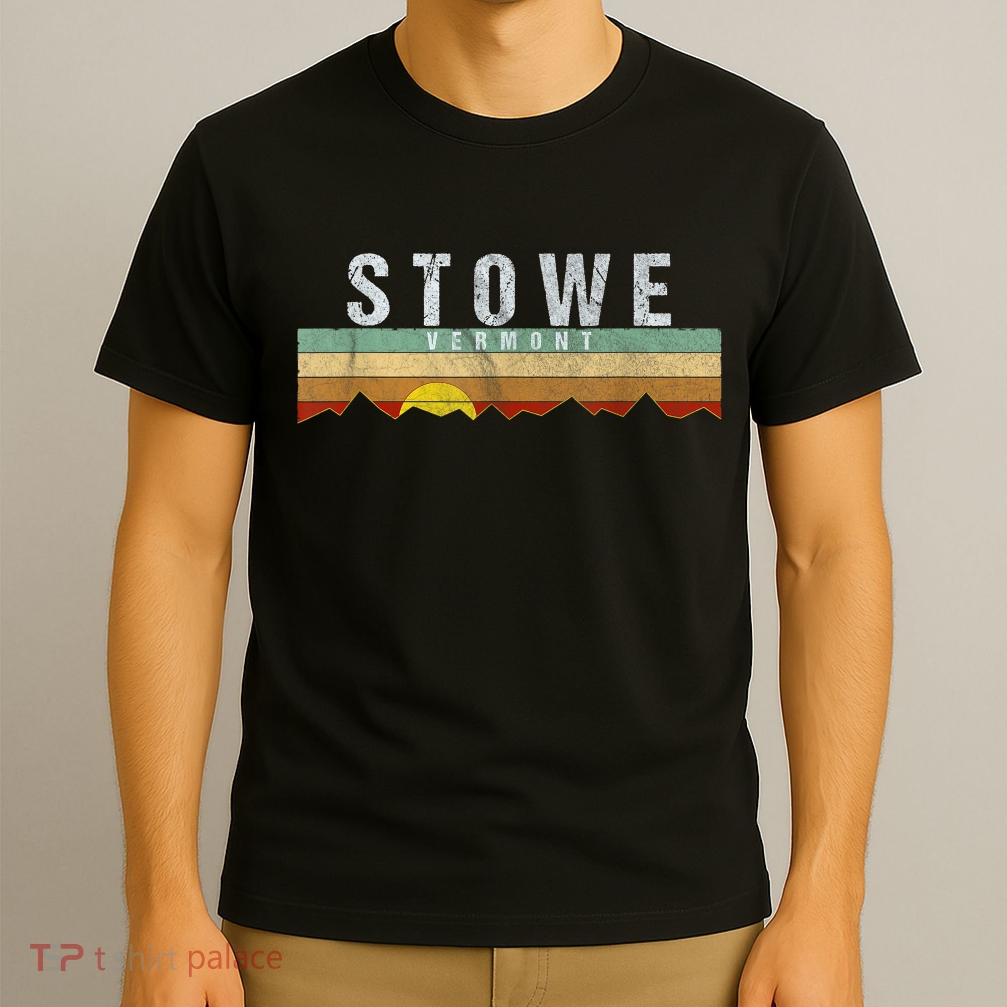 Retro Vintage Stowe Vermont T-Shirt