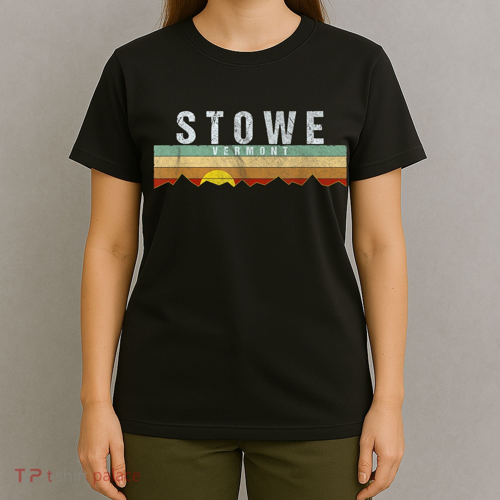 Retro Vintage Stowe Vermont T-Shirt