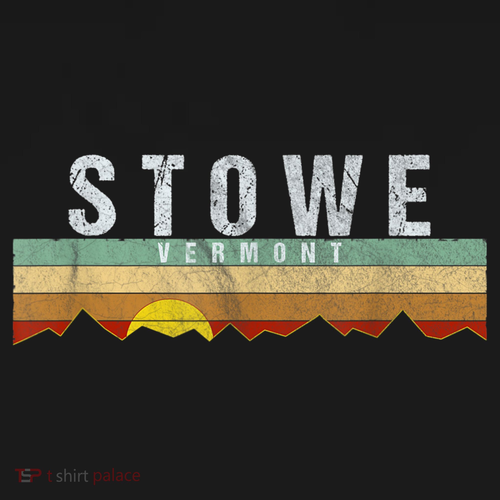 Retro Vintage Stowe Vermont T-Shirt