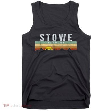 Retro Vintage Stowe Vermont Tank Top