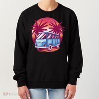 Retro Van Sunset Beach Women's Sweatshirt thumb 0