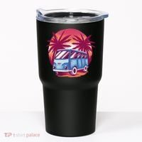 Retro Van Sunset Beach Tumbler thumb 0