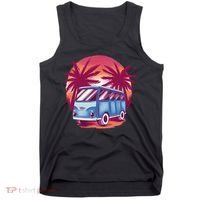 Retro Van Sunset Beach Tank Top thumb 0