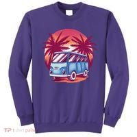Retro Van Sunset Beach Sweatshirt thumb 0