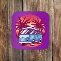 Retro Van Sunset Beach Coaster thumb 0