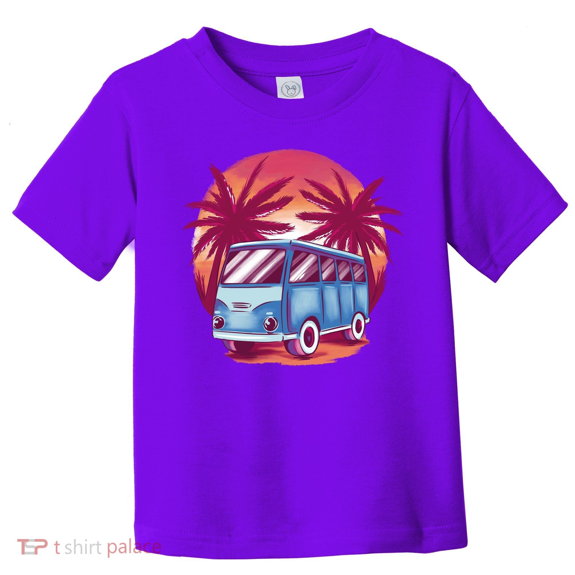 Retro Van Sunset Beach Toddler T-Shirt