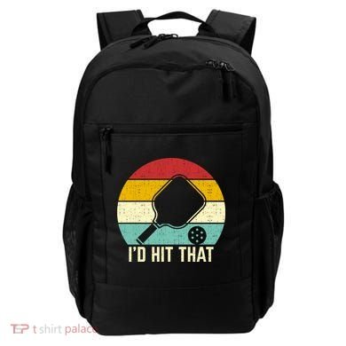 Retros Vintage Sunset Paddle ID Hit That Pickleball Player Gift Backpack