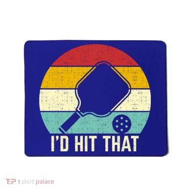 Retros Vintage Sunset Paddle ID Hit That Pickleball Player Gift Mousepad