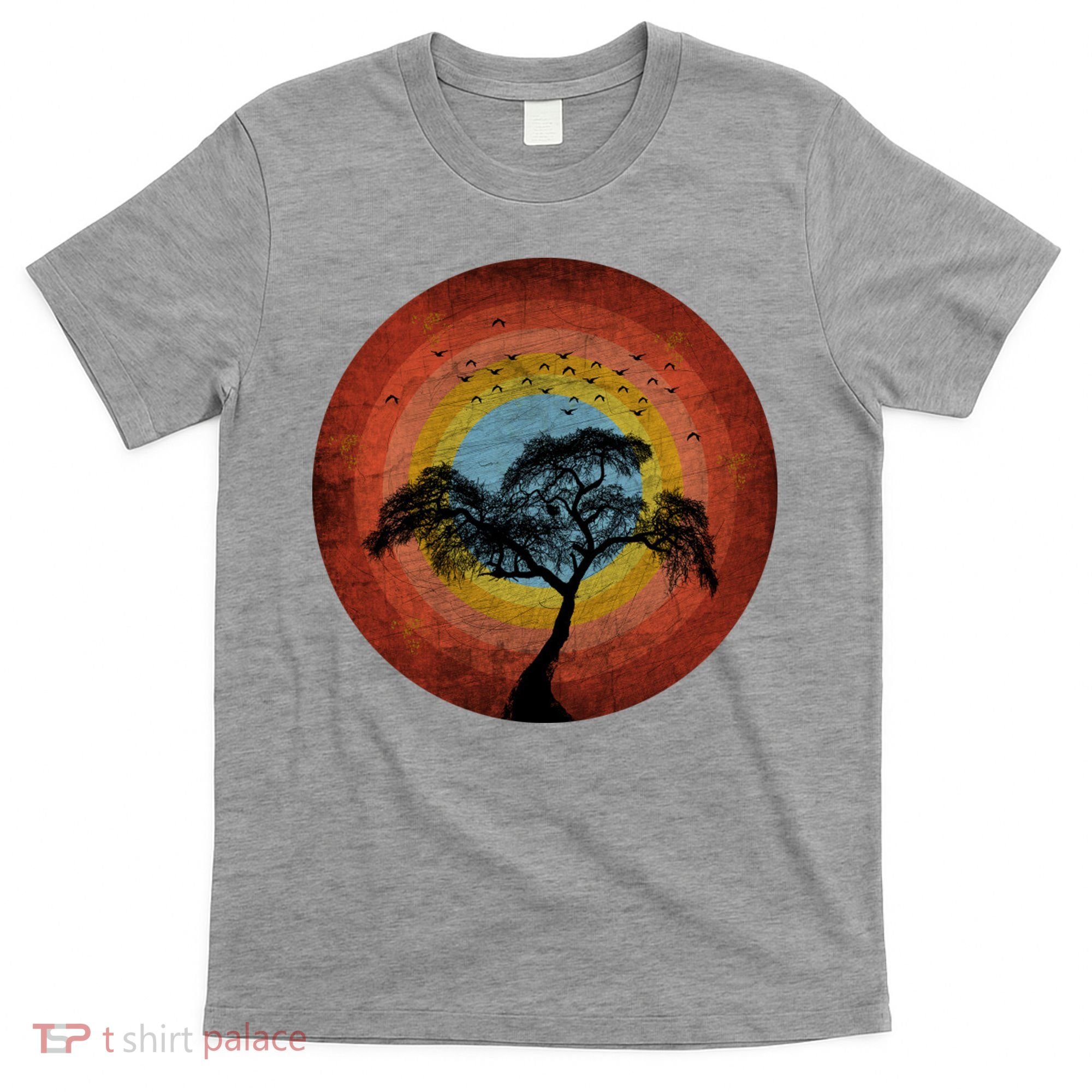Retro Vintage Scary Wilderness Distressed T-Shirt