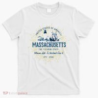 Retro Vintage State Of Massachusetts T-Shirt thumb 0
