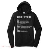 Redneck Vocab Southern Life Funny Rednecks Women's Hoodie thumb 0