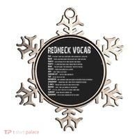 Redneck Vocab Southern Life Funny Rednecks Ornament thumb 0