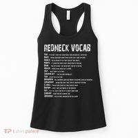 Redneck Vocab Southern Life Funny Rednecks Women's Tank Top thumb 0