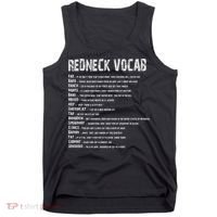 Redneck Vocab Southern Life Funny Rednecks Tank Top thumb 0