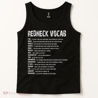 Redneck Vocab Southern Life Funny Rednecks Tank Top thumb 2