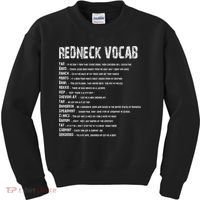 Redneck Vocab Southern Life Funny Rednecks Kids Sweatshirt thumb 0