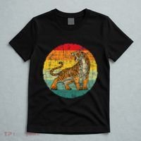Retro Vintage Tiger Zoologist Zookeeper Zoo Safari Lover T-Shirt thumb 5