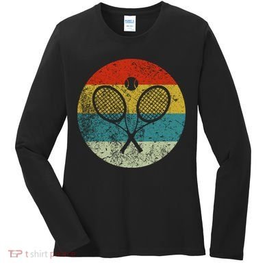 Retro Vintage Tennis Women's Long Sleeve Shirt
