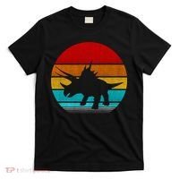 Retro Vintage Triceratops T-Shirt thumb 0