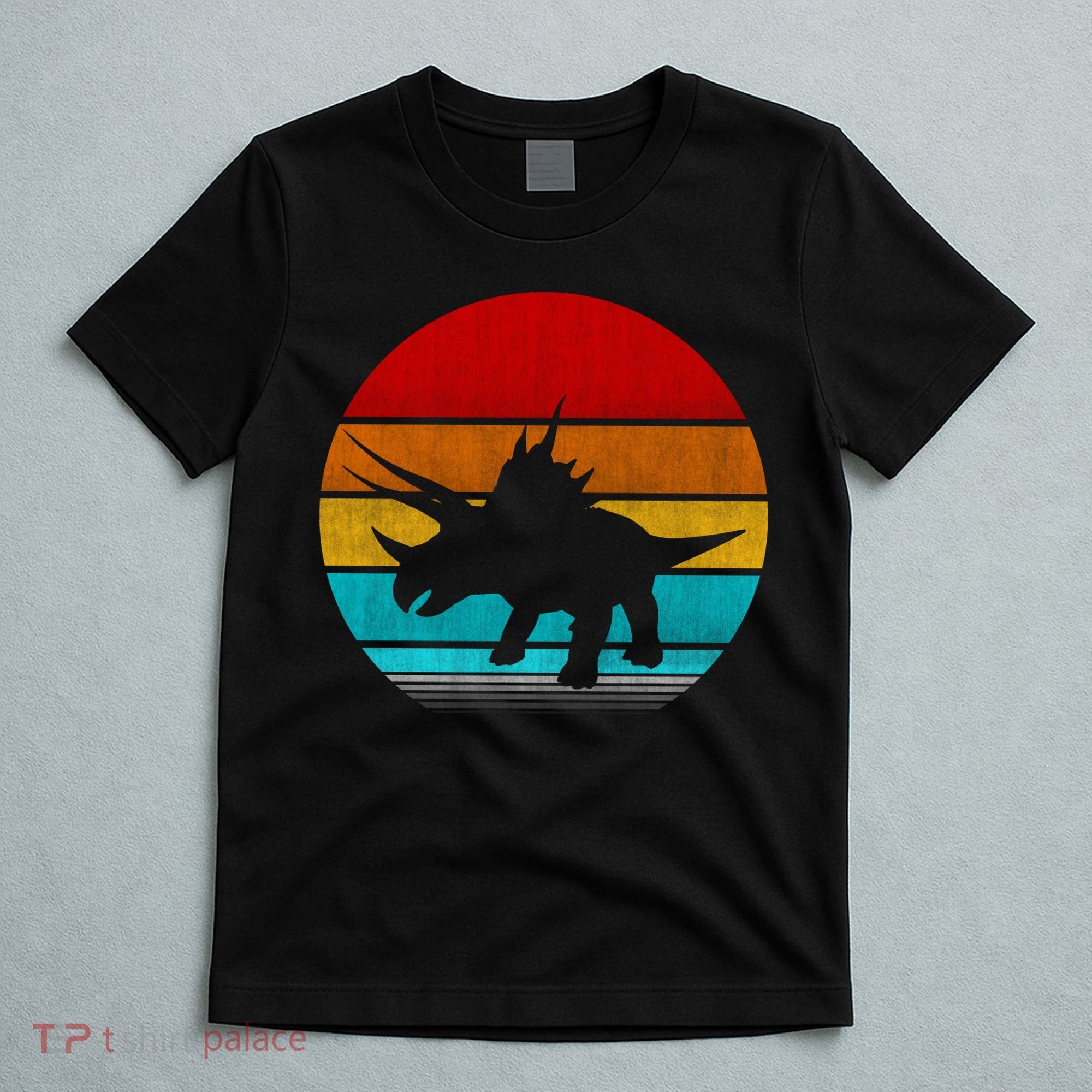 Retro Vintage Triceratops T-Shirt