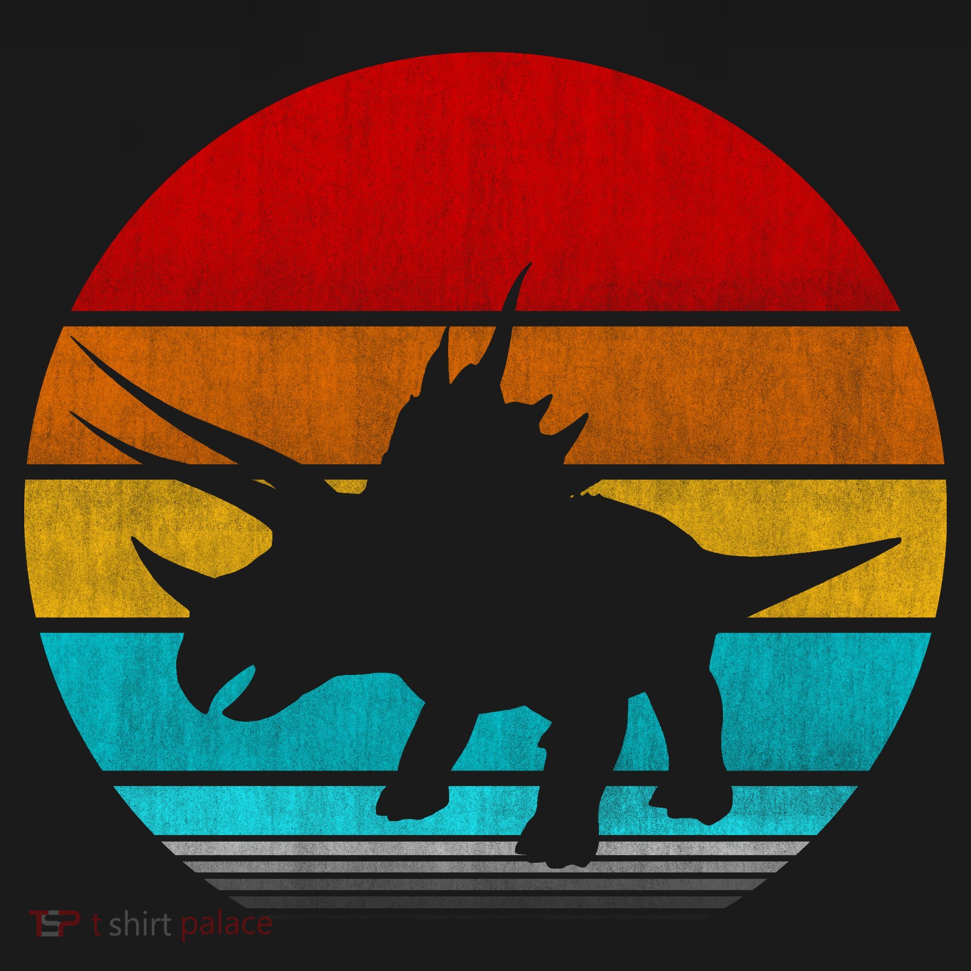 Retro Vintage Triceratops T-Shirt