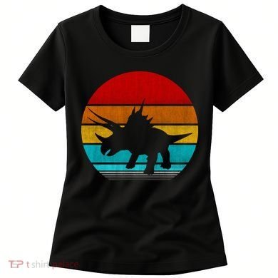Retro Vintage Triceratops Women's T-Shirt