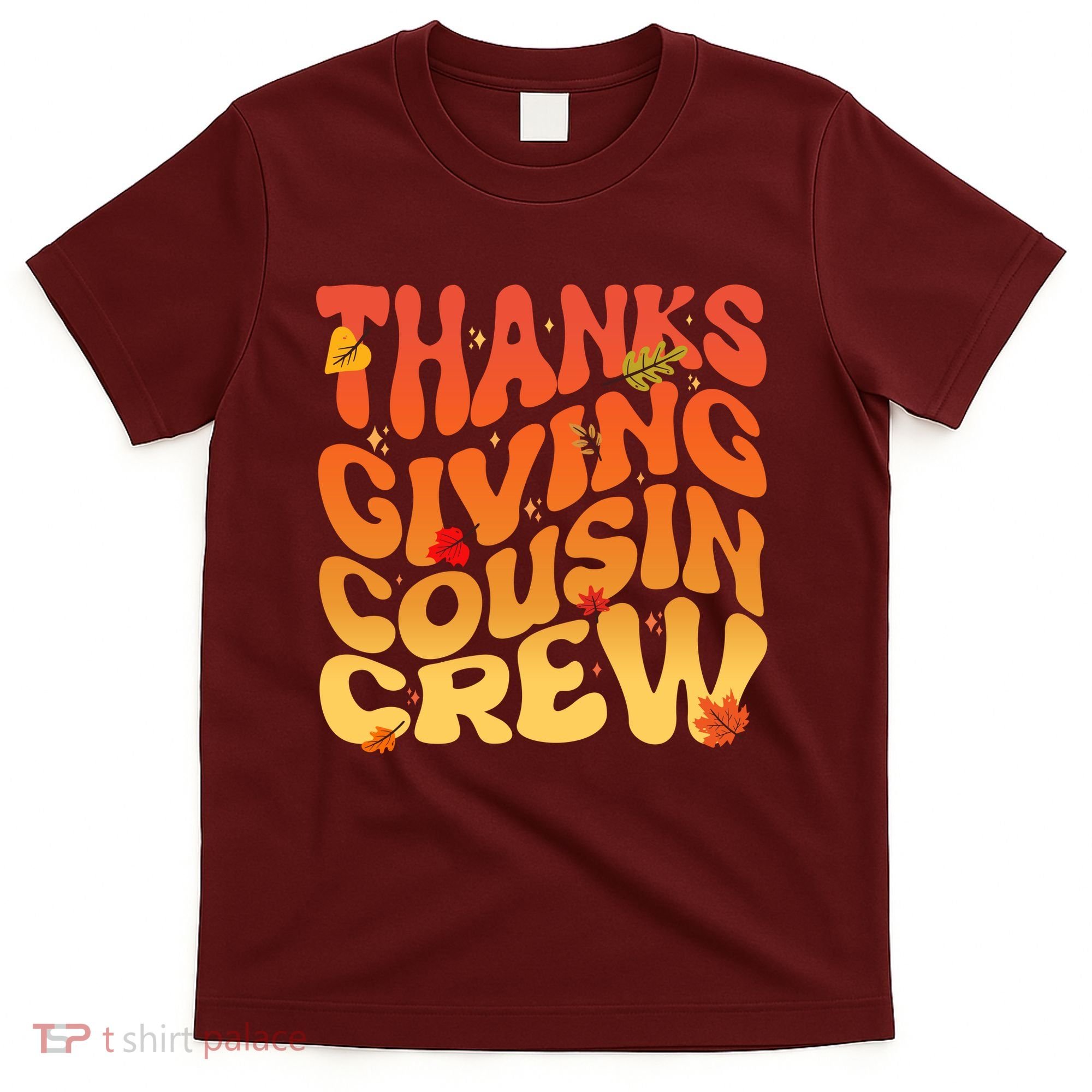 Retro Vintage Thanksgiving Cousin Crew T-Shirt
