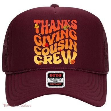 Retro Vintage Thanksgiving Cousin Crew Hat