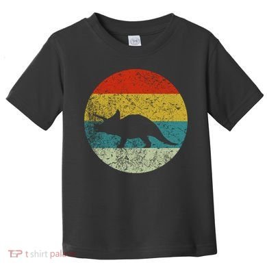 Retro Vintage Triceratops Toddler T-Shirt