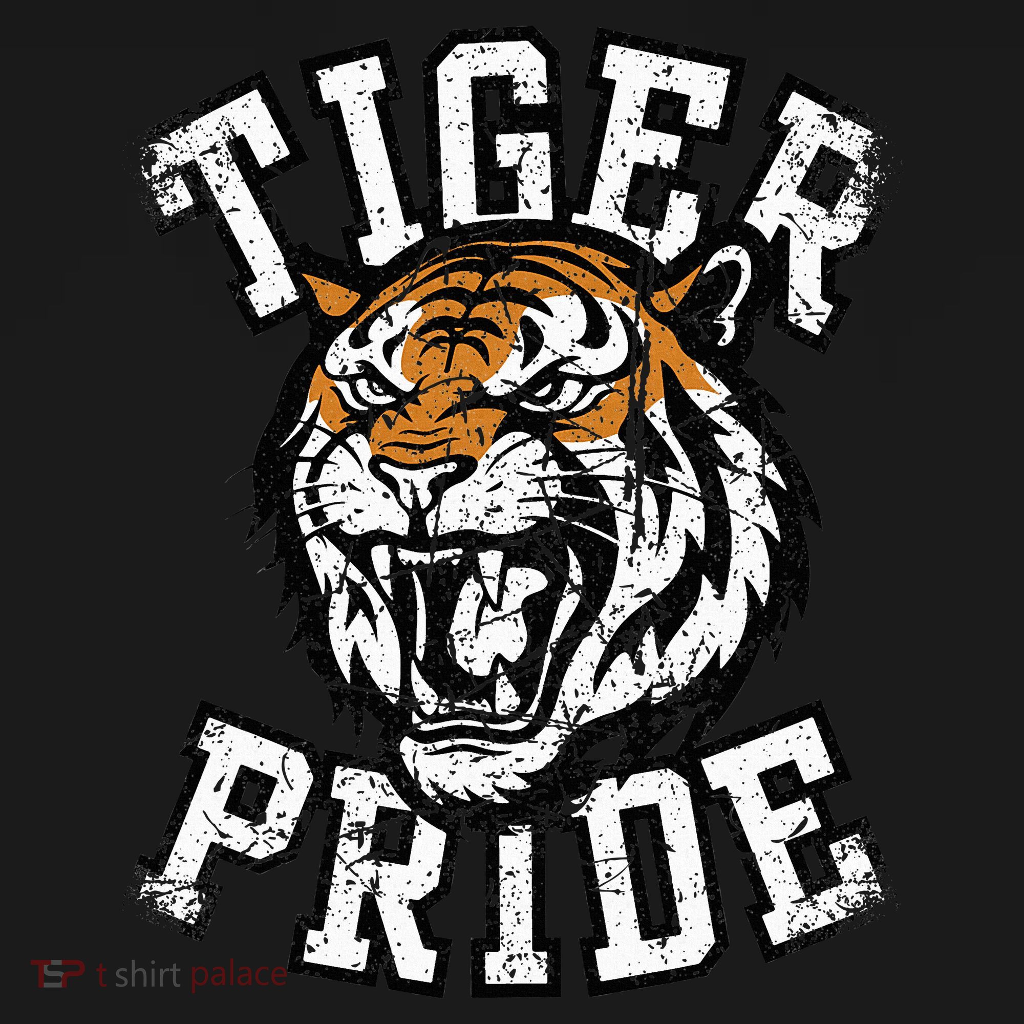 Retro Vintage Tiger Pride Tiger Mascot School Sports Team T-Shirt