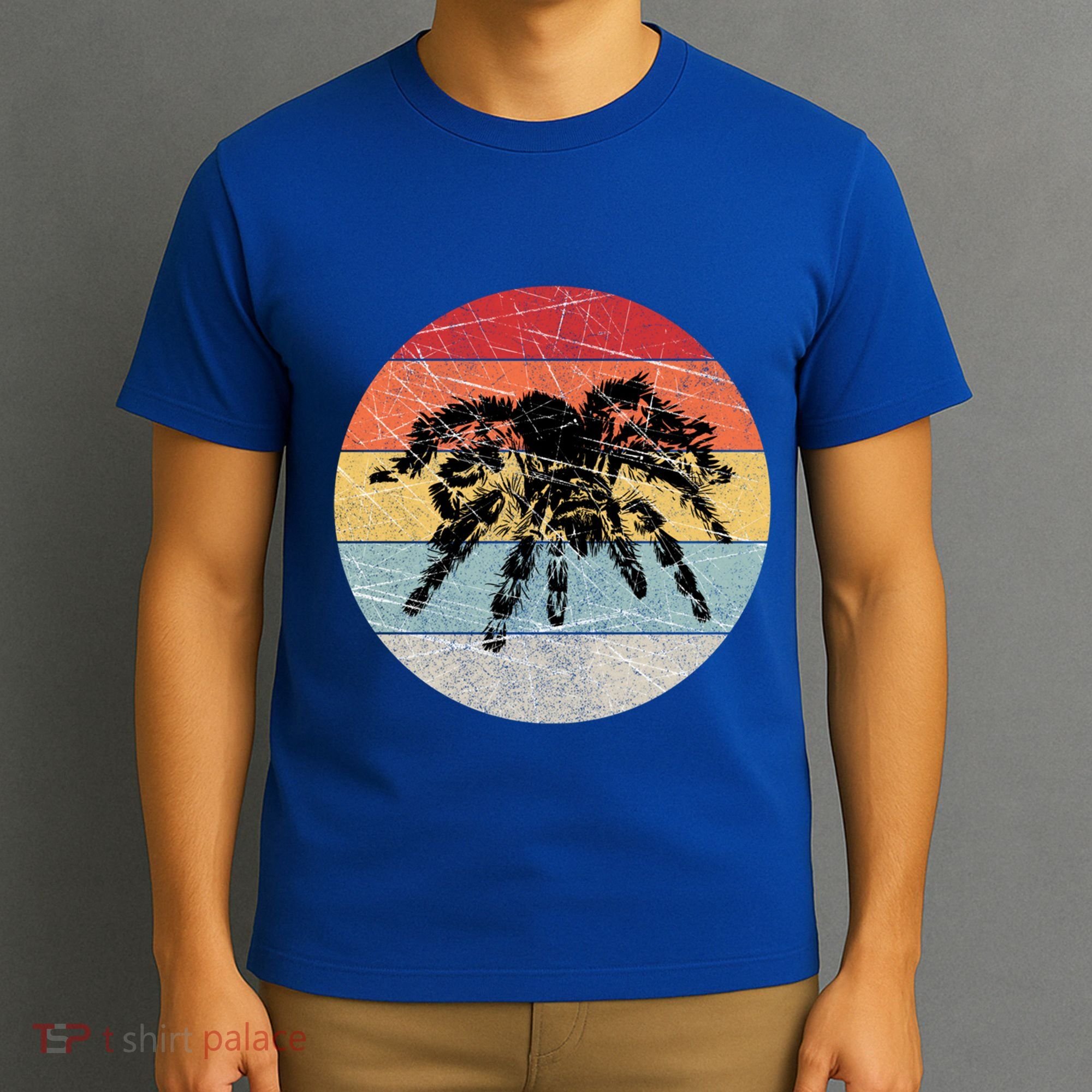 Retro Vintage Tarantula Arachnid Spider Aphonopelma Web Gift T-Shirt