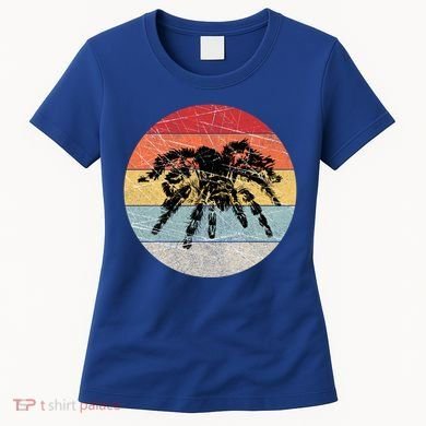 Retro Vintage Tarantula Arachnid Spider Aphonopelma Web Gift Women's T-Shirt