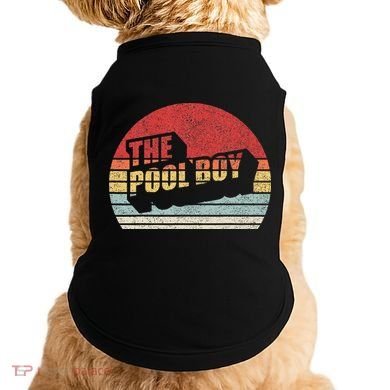 Retro Vintage The Pool Boy Doggie Tank