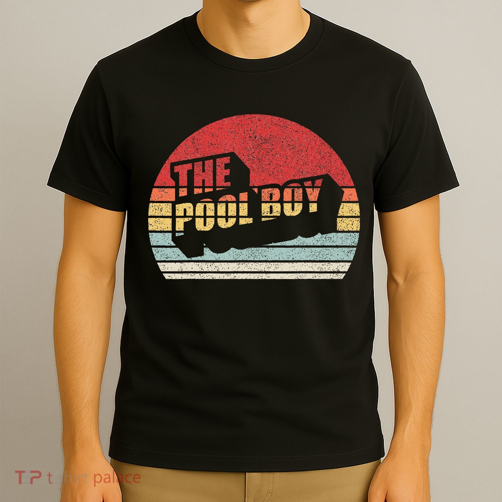 Retro Vintage The Pool Boy T-Shirt