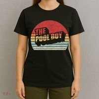 Retro Vintage The Pool Boy T-Shirt thumb 4