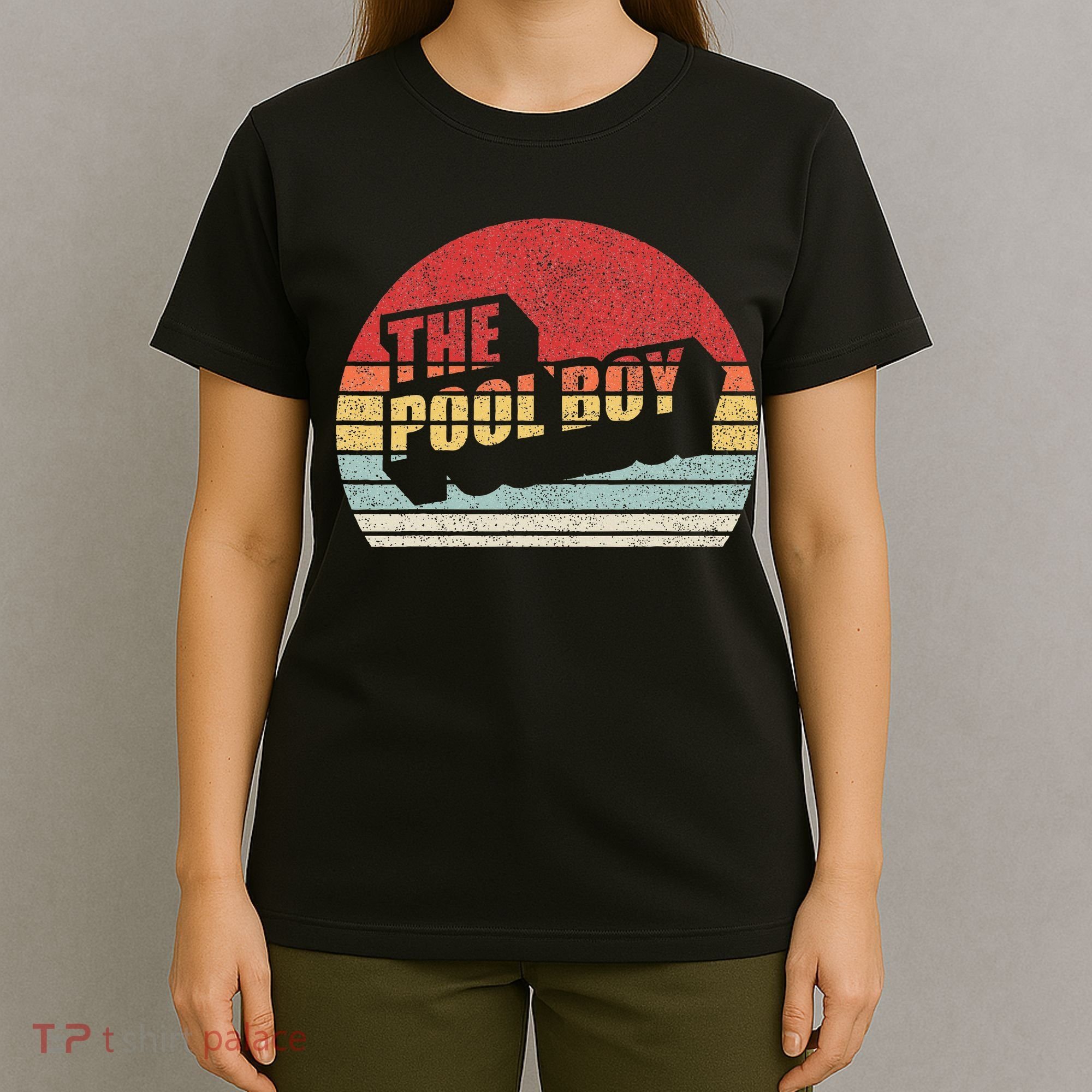 Retro Vintage The Pool Boy T-Shirt