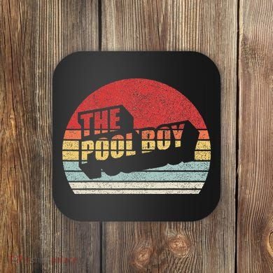 Retro Vintage The Pool Boy Coaster