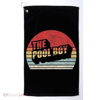 Retro Vintage The Pool Boy Golf Towel