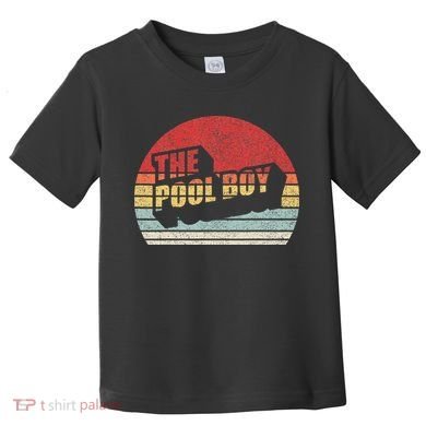 Retro Vintage The Pool Boy Toddler T-Shirt