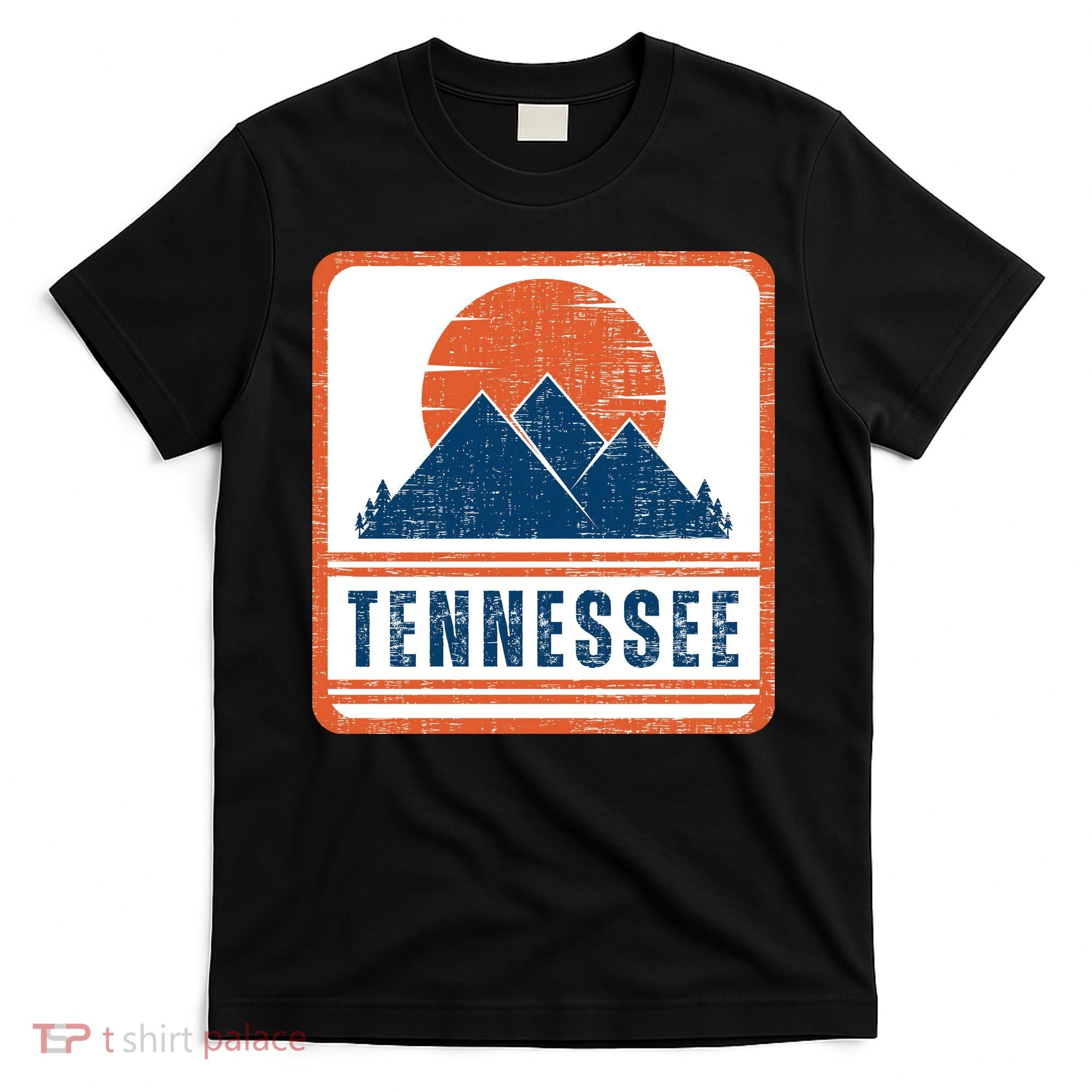 Retro Vintage Tennessee USA Mountain Gift For Men T-Shirt