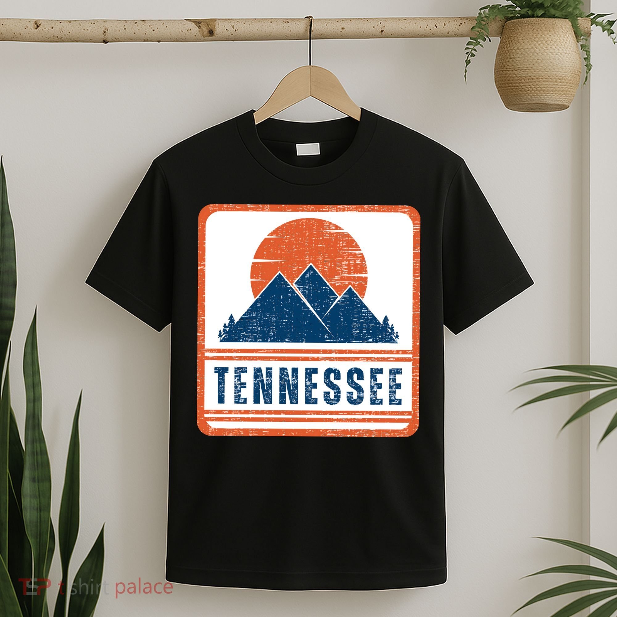 Retro Vintage Tennessee USA Mountain Gift For Men T-Shirt