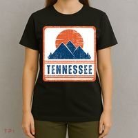 Retro Vintage Tennessee USA Mountain Gift For Men T-Shirt thumb 4