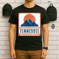 Retro Vintage Tennessee USA Mountain Gift For Men T-Shirt thumb 6