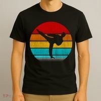 Retro Vintage Taekwondo T-Shirt thumb 3