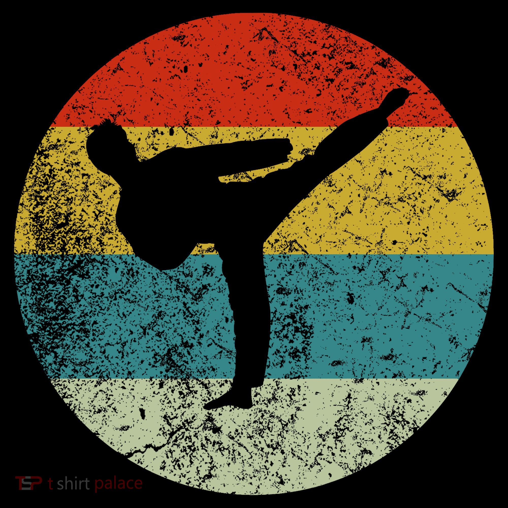 Retro Vintage Taekwondo T-Shirt