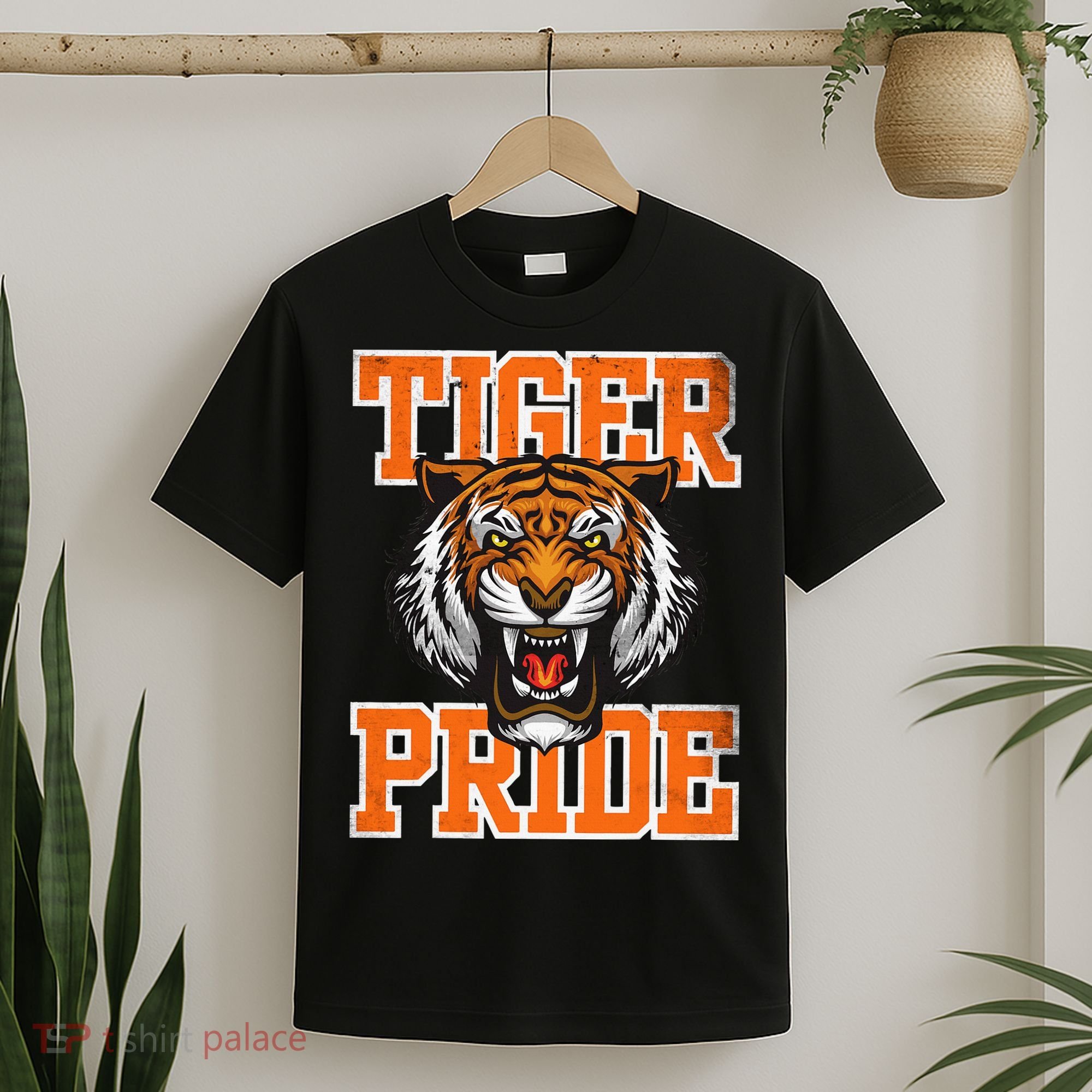Retro Vintage Tiger Pride Tiger Mascot School Sports Team T-Shirt