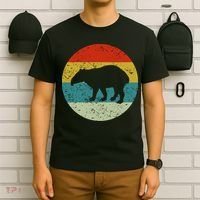 Retro Vintage Tapir T-Shirt thumb 6