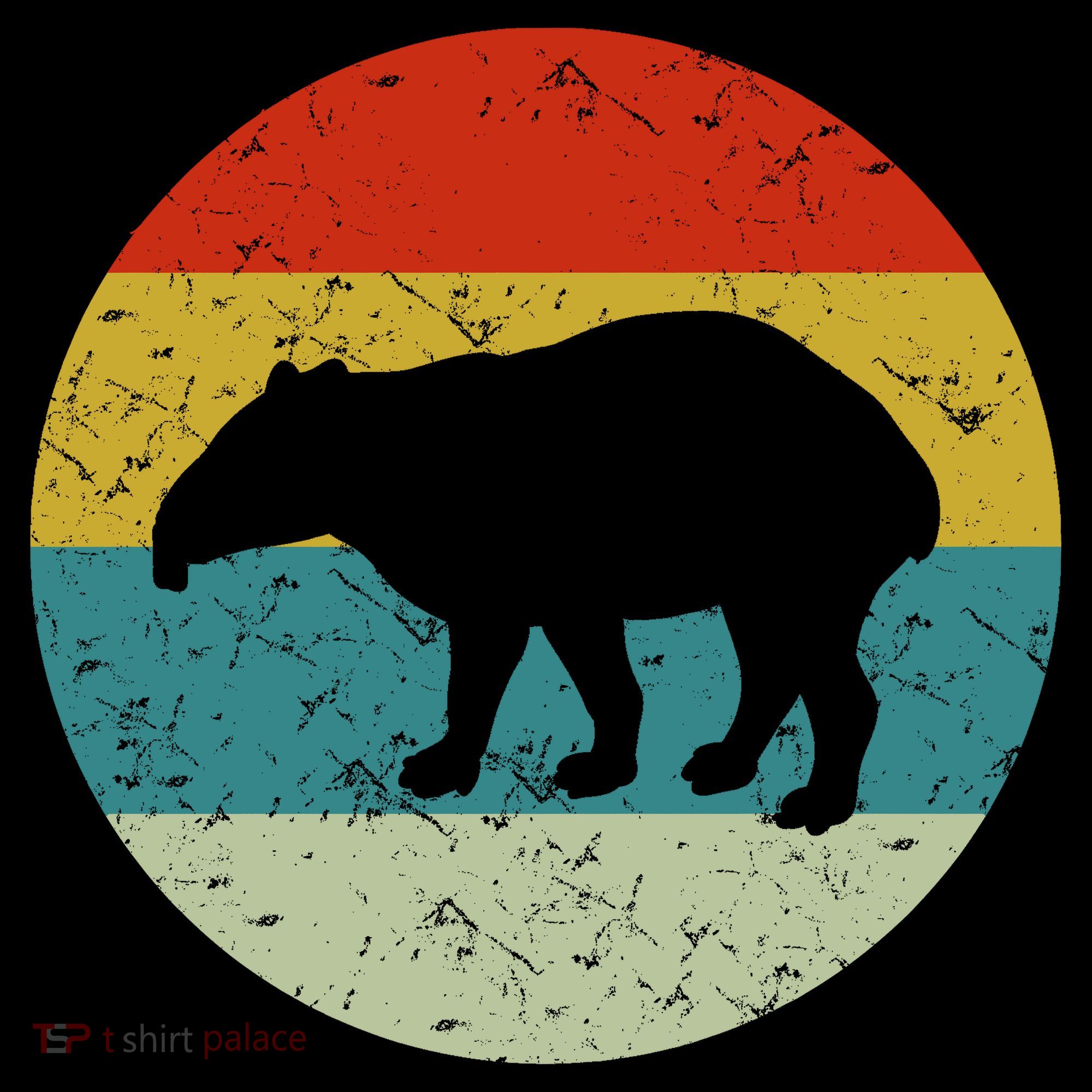 Retro Vintage Tapir T-Shirt
