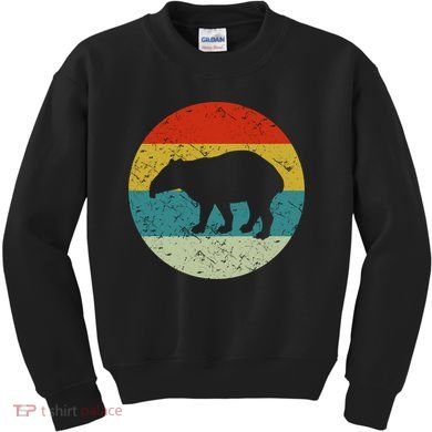 Retro Vintage Tapir Kids Sweatshirt